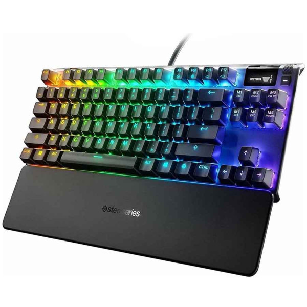 Steelseries Apex 7 TKL Mechanical Gaming Keyboard Wired - OLED Display - RED Linear Switches Steelseries Apex 7 TKL Mechanical Gaming Keyboard Wired - OLED Display - RED Linear Switches