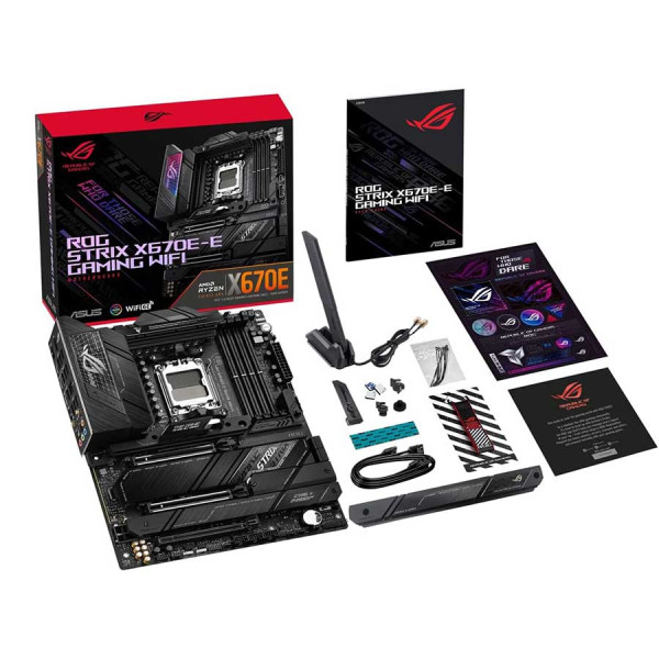 مذربورد أسوس روج استريكس X670E-E - تدعم وايفاي 6E مذربورد أسوس روج استريكس X670E-E - تدعم وايفاي 6E