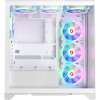 GAMEON Emperor Arctic IV Temp-Glass Mid Tower Case With 7 Fans ARGB - White GAMEON Emperor Arctic IV Temp-Glass Mid Tower Case With 7 Fans ARGB - White
