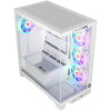 GAMEON Emperor Arctic IV Temp-Glass Mid Tower Case With 7 Fans ARGB - White GAMEON Emperor Arctic IV Temp-Glass Mid Tower Case With 7 Fans ARGB - White