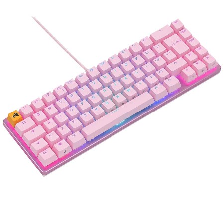 Wired Gaming Keyboard Glorious Gmmk 2 ,Per-key RGB 16.8 million colors ,Mechanical - 65% - Pink Wired Gaming Keyboard Glorious Gmmk 2 ,Per-key RGB 16.8 million colors ,Mechanical - 65% - Pink