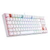 Redragon Kumara K552-W Mechanichal Gaming Keyboard Red Switch - White