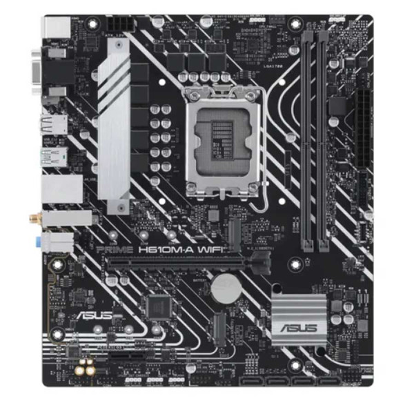ASUS Prime H610M-A WIFI - DDR5 - LGA 1700 Motherboard ASUS Prime H610M-A WIFI - DDR5 - LGA 1700 Motherboard