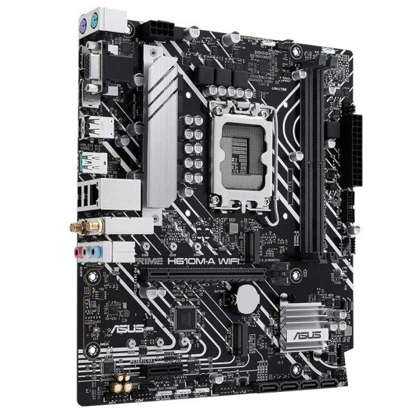 ASUS Prime H610M-A WIFI - DDR5 - LGA 1700 Motherboard ASUS Prime H610M-A WIFI - DDR5 - LGA 1700 Motherboard