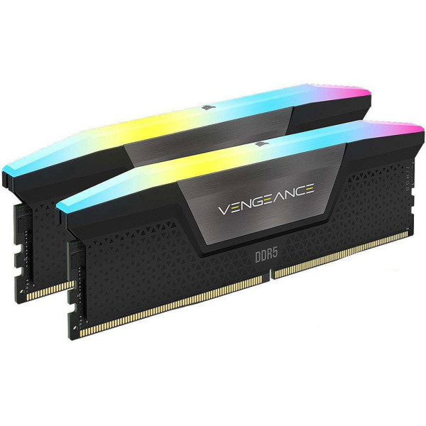 CORSAIR VANGEANCE RGB DDR5 32GB (2x16GB) 6000MHz -Black CORSAIR VANGEANCE RGB DDR5 32GB (2x16GB) 6000MHz -Black