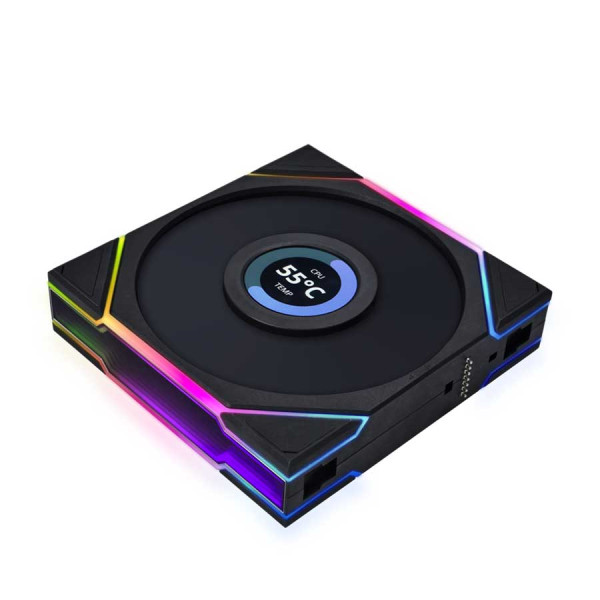 Lian Li UNI FAN TL LCD 120 RGB DAISY-CHAIN 3 x 120mm Case Fans - Black