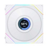 Lian Li UNI FAN TL LCD 120 RGB Reverse Blade 3 x 120mm Case Fans - White Lian Li UNI FAN TL LCD 120 RGB Reverse Blade 3 x 120mm Case Fans - White