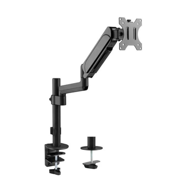 ذراع شاشة GAMEON GO-3363,  يدعم الشاشات من 17 إلى 32 بوصة, قدرة التحمل حتى 9 كجم, دوران 360°, يدعم الشاشات العريضة - أسود/أحمر