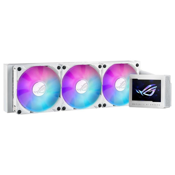 أسوس ار او جي ريوجين III 360 مبرد مائي للكمبيوتر بشاشة LCD - أبيض أسوس ار او جي ريوجين III 360 مبرد مائي للكمبيوتر بشاشة LCD - أبيض
