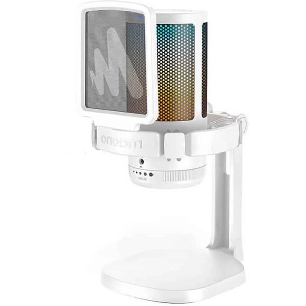 Maono Gaming USB Microphon With Noise Cancelling RGB - White Maono Gaming USB Microphon With Noise Cancelling RGB - White