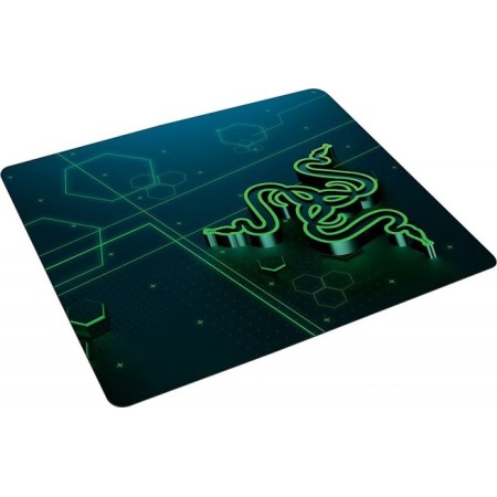ماوس باد Razer Goliathus Mobile, سطح Micro-Texture, الأبعاد 215 مم × 270 مم , السطح السفلي مطاط مانع للانزلاق - سود/أخضر بطابع Razer