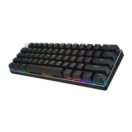 لوحة مفاتيح ألعاب لاسلكية احترافي LOGITECH PRO X 60 LIGHTSPEED، تصميم 60%، تحكم كامل بالمفاتيح (Keycontrol)، إضاءة RGB LIGHTSYNC، ومفاتيح Optical – اسود لوحة مفاتيح ألعاب لاسلكية احترافي LOGITECH PRO X 60 LIGHTSPEED، تصميم 60%، تحكم كامل بالمفاتيح (Keycontrol)، إضاءة RGB LIGHTSYNC، ومفاتيح Optical – اسود