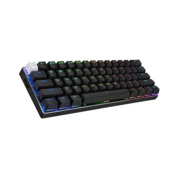 LOGITECH PRO X 60 LIGHTSPEED 60% Wireless Gaming Keyboard KEYCONTROL, LIGHTSYNC RGB, and Optical Switches - BLACK LOGITECH PRO X 60 LIGHTSPEED 60% Wireless Gaming Keyboard KEYCONTROL, LIGHTSYNC RGB, and Optical Switches - BLACK
