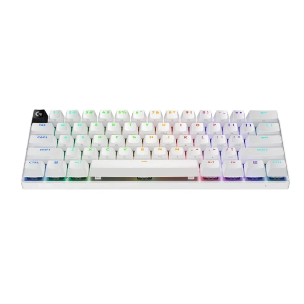 LOGITECH PRO X 60 LIGHTSPEED 60% Wireless Gaming Keyboard KEYCONTROL, LIGHTSYNC RGB, and Optical Switches - WHITE LOGITECH PRO X 60 LIGHTSPEED 60% Wireless Gaming Keyboard KEYCONTROL, LIGHTSYNC RGB, and Optical Switches - WHITE