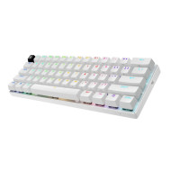 لوجيتيك برو إكس 60 لايت سبيد كيبورد ميكانيكي حجم 60 % مضيء احترافي للالعاب - أبيض