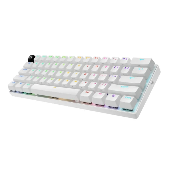 LOGITECH PRO X 60 LIGHTSPEED 60% Wireless Gaming Keyboard KEYCONTROL, LIGHTSYNC RGB, and Optical Switches - WHITE LOGITECH PRO X 60 LIGHTSPEED 60% Wireless Gaming Keyboard KEYCONTROL, LIGHTSYNC RGB, and Optical Switches - WHITE