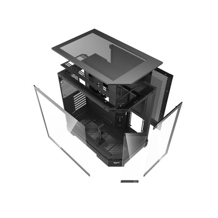 DARKFLASH DQX90 LUXURY ATX PC Case 4X RGB Fans Type-C - BLACK