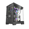 دارك فلاش DQX90 كيس كمبيوتر زجاجي للالعاب مع 4 مراوحه مضيئة يدعم USB Type-C امامي - اسود دارك فلاش DQX90 كيس كمبيوتر زجاجي للالعاب مع 4 مراوحه مضيئة يدعم USB Type-C امامي - اسود