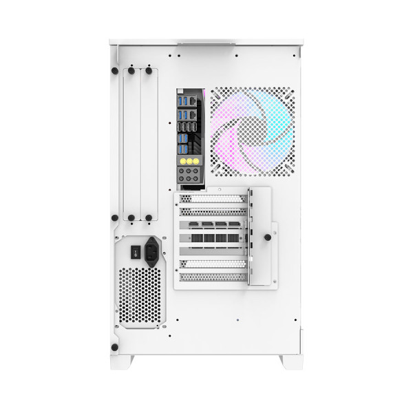 DARKFLASH DQX90 LUXURY ATX PC Case 4X RGB Fans Type-C - WHITE DARKFLASH DQX90 LUXURY ATX PC Case 4X RGB Fans Type-C - WHITE