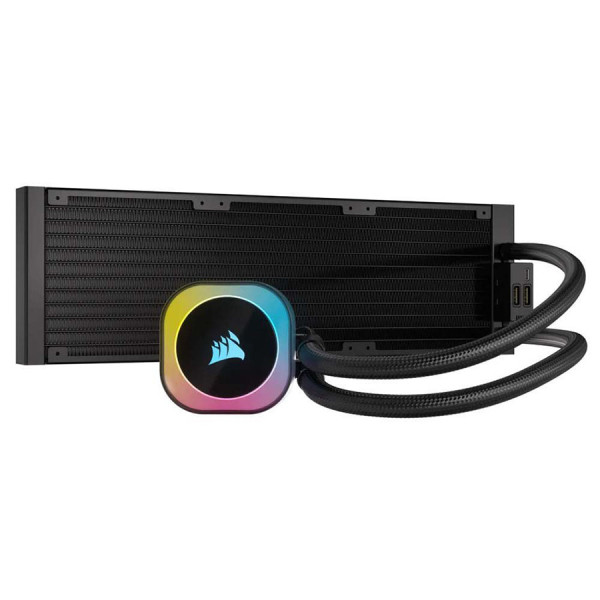CORSAIR iCUE LINK H150i RGB AIO 360mm Liquid CPU Cooler - Black CORSAIR iCUE LINK H150i RGB AIO 360mm Liquid CPU Cooler - Black