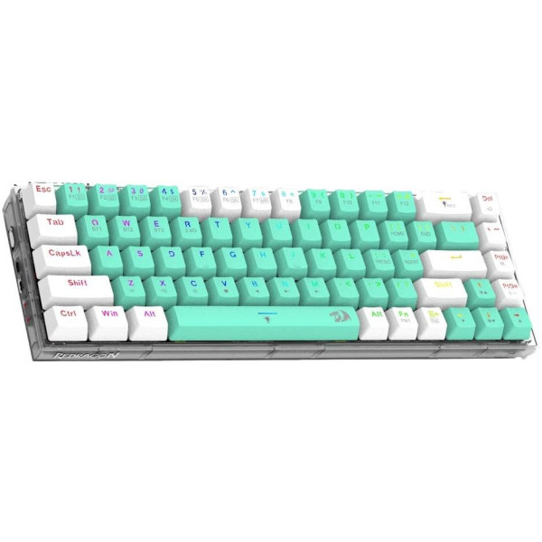 REDRAGON Castro Pro 65% Mechanical Wireless - BT Gaming Keyboard - Custom Linear Switch - MX REDRAGON Castro Pro 65% Mechanical Wireless - BT Gaming Keyboard - Custom Linear Switch - MX