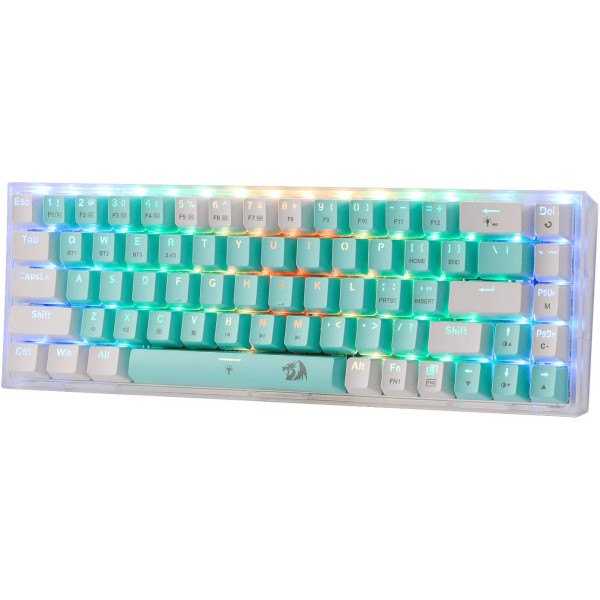 REDRAGON Castro Pro 65% Mechanical Wireless - BT Gaming Keyboard - Custom Linear Switch - MX REDRAGON Castro Pro 65% Mechanical Wireless - BT Gaming Keyboard - Custom Linear Switch - MX