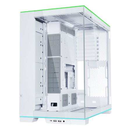 Lian Li O11 Dynamic EVO RGB Case - Dual Chamber - ARGB Strips - White Lian Li O11 Dynamic EVO RGB Case - Dual Chamber - ARGB Strips - White