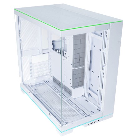 Lian Li O11 Dynamic EVO RGB Case - Dual Chamber - ARGB Strips - White Lian Li O11 Dynamic EVO RGB Case - Dual Chamber - ARGB Strips - White