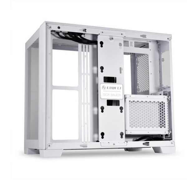 LIAN LI O11 Dynamic Mini E-ATX Mid Tower Gaming Case - Snow White LIAN LI O11 Dynamic Mini E-ATX Mid Tower Gaming Case - Snow White