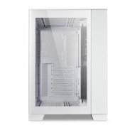 ليان لي O11 دايناميك ميني كيس للكمبيوتر - ابيض