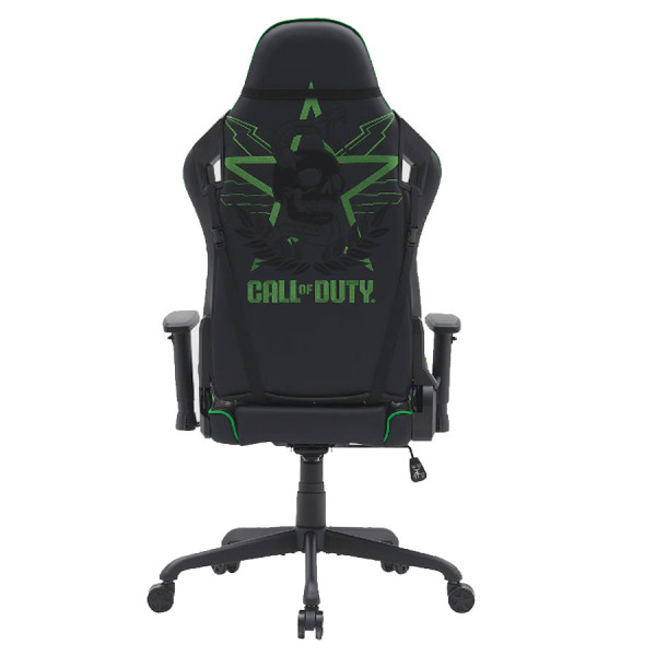 GAMEON CALL OF DUTY Edition 2D Armrest & Metal Base Gaming Chair - Green / Black GAMEON CALL OF DUTY Edition 2D Armrest & Metal Base Gaming Chair - Green / Black