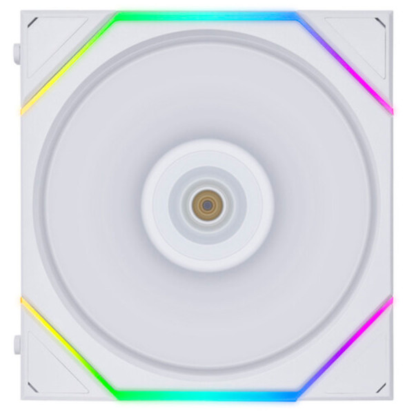 LIAN LI UNI FAN TL 120 RGB Reverse Blade 3x120mm Case Fan - White LIAN LI UNI FAN TL 120 RGB Reverse Blade 3x120mm Case Fan - White