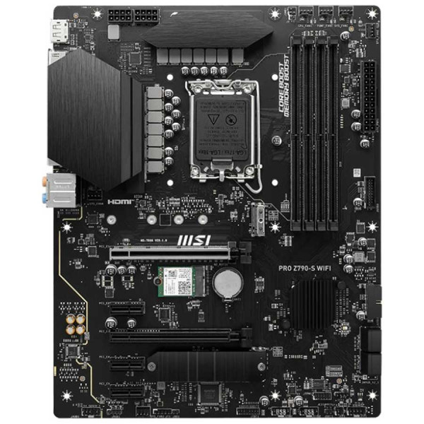 إم إس أى برو WIFI 6E Z790-S لايتينج مذربورد ألجيل الخامس DDR5 إم إس أى برو WIFI 6E Z790-S لايتينج مذربورد ألجيل الخامس DDR5