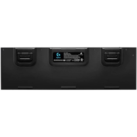 كيبورد العاب لاسلكي احترافي Logitech G915 ميكانيكي، كامل الحجم، حتى 30 ساعة بطارية، إضاءة RGB لكل مفتاح قابلة للتخصيص بالكامل – اسود