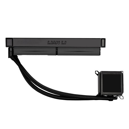 LIAN LI GALAHAD II LCD RGB مبرد سائل AIO بحجم 280mm، شاشة IPS LCD مقاس 2.88 بوصة – اسود