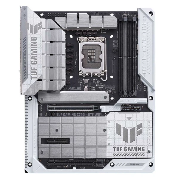 أسوس تي يو اف Z790-BTF مذربورد تدعم التوصيل المخفي للكبلات وايفاي 7 - أبيض أسوس تي يو اف Z790-BTF مذربورد تدعم التوصيل المخفي للكبلات وايفاي 7 - أبيض