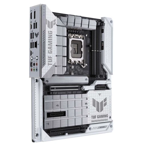 أسوس تي يو اف Z790-BTF مذربورد تدعم التوصيل المخفي للكبلات وايفاي 7 - أبيض أسوس تي يو اف Z790-BTF مذربورد تدعم التوصيل المخفي للكبلات وايفاي 7 - أبيض