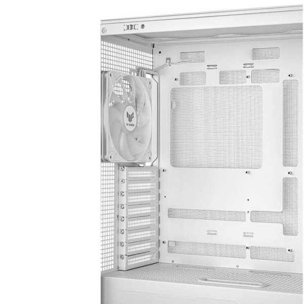 ASUS TUF Gaming GT302 Mid-Tower Case 4x 140mm ARGB Fans Hidden-Connector Motherboard support - White ASUS TUF Gaming GT302 Mid-Tower Case 4x 140mm ARGB Fans Hidden-Connector Motherboard support - White