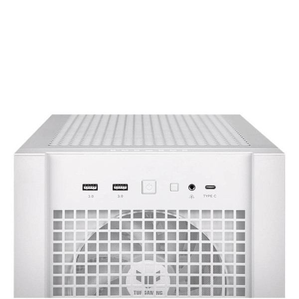 ASUS TUF Gaming GT302 Mid-Tower Case 4x 140mm ARGB Fans Hidden-Connector Motherboard support - White ASUS TUF Gaming GT302 Mid-Tower Case 4x 140mm ARGB Fans Hidden-Connector Motherboard support - White