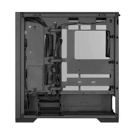 ASUS TUF Gaming GT302 Mid-Tower Case with 4x 140mm ARGB Fans and Hidden-Connector Motherboard Support - Black ASUS TUF Gaming GT302 Mid-Tower Case with 4x 140mm ARGB Fans and Hidden-Connector Motherboard Support - Black