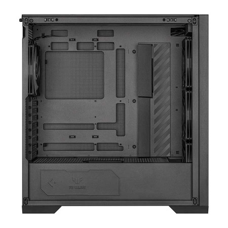 ASUS TUF Gaming GT302 Mid-Tower Case with 4x 140mm ARGB Fans and Hidden-Connector Motherboard Support - Black ASUS TUF Gaming GT302 Mid-Tower Case with 4x 140mm ARGB Fans and Hidden-Connector Motherboard Support - Black