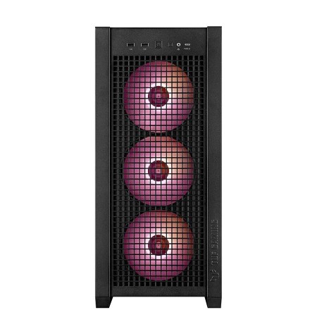 ASUS TUF Gaming GT302 Mid-Tower Case with 4x 140mm ARGB Fans and Hidden-Connector Motherboard Support - Black ASUS TUF Gaming GT302 Mid-Tower Case with 4x 140mm ARGB Fans and Hidden-Connector Motherboard Support - Black