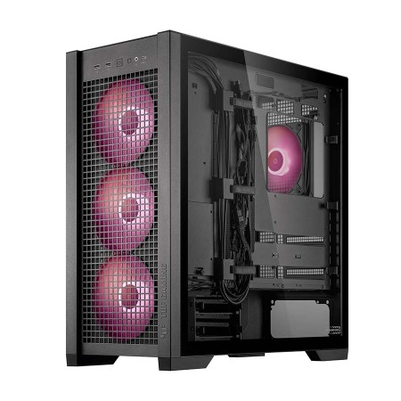 ASUS TUF Gaming GT302 Mid-Tower Case with 4x 140mm ARGB Fans and Hidden-Connector Motherboard Support - Black ASUS TUF Gaming GT302 Mid-Tower Case with 4x 140mm ARGB Fans and Hidden-Connector Motherboard Support - Black