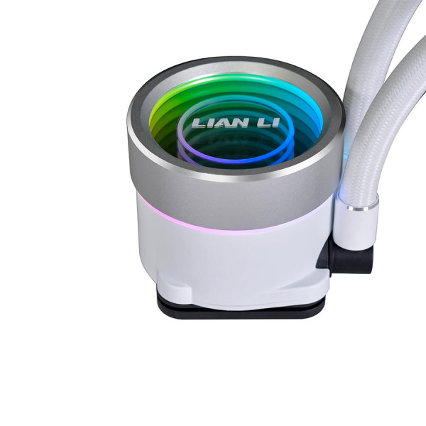 LIAN LI GA II TRINITY 240mm AIO SL-INF RGB FAN - White LIAN LI GA II TRINITY 240mm AIO SL-INF RGB FAN - White