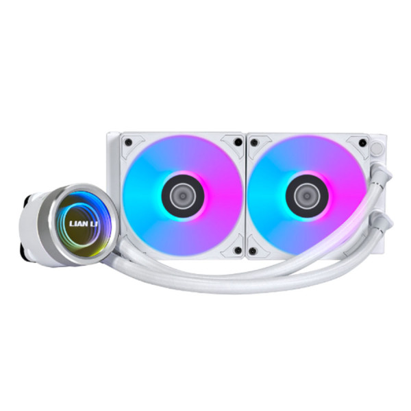 LIAN LI GA II TRINITY 240mm AIO SL-INF RGB FAN - White LIAN LI GA II TRINITY 240mm AIO SL-INF RGB FAN - White