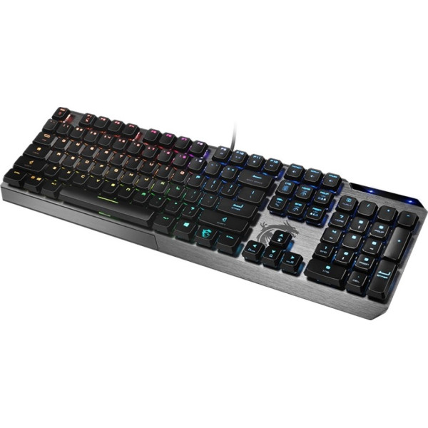 MSI VIGOR GK50 Mechanical Low Profile Gaming Keyboard - Arabic - Black MSI VIGOR GK50 Mechanical Low Profile Gaming Keyboard - Arabic - Black