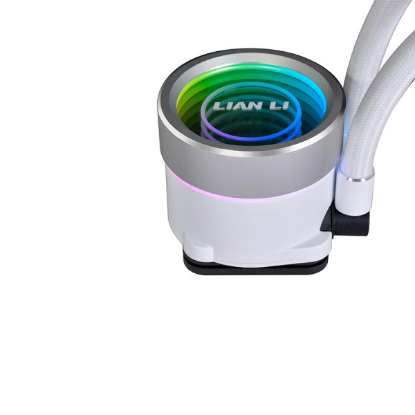 LIAN LI GALAHAD II 360 TRINITY SL-INF 360 ARGB FAN AIO- WHITE LIAN LI GALAHAD II 360 TRINITY SL-INF 360 ARGB FAN AIO- WHITE