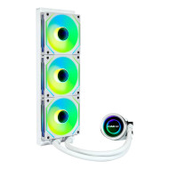 ليان لي غالاهاد II ترينيتي مبرد مائي احترافي للمعالج مقاس 360 ملم ب 3مراوح مضيئة  ARGB نوع SL-INF   - أبيض