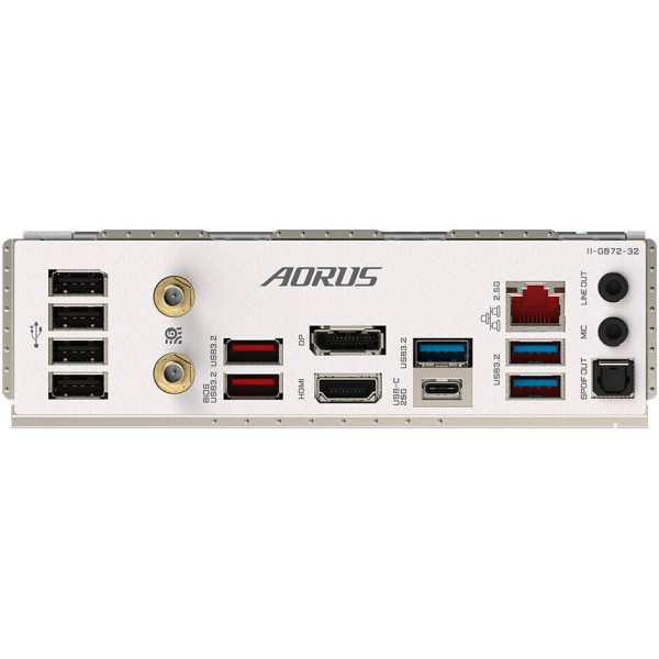 جيجابايت اوروس ايليت ايس LGA 1700 - DDR5 - WiFi-6E - Z790 AX مذربورد اصدار ابيض جيجابايت اوروس ايليت ايس LGA 1700 - DDR5 - WiFi-6E - Z790 AX مذربورد اصدار ابيض
