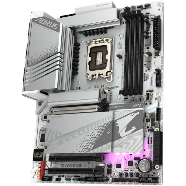 جيجابايت اوروس ايليت ايس LGA 1700 - DDR5 - WiFi-6E - Z790 AX مذربورد اصدار ابيض جيجابايت اوروس ايليت ايس LGA 1700 - DDR5 - WiFi-6E - Z790 AX مذربورد اصدار ابيض